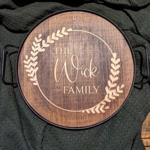 Custom Family Name Tray